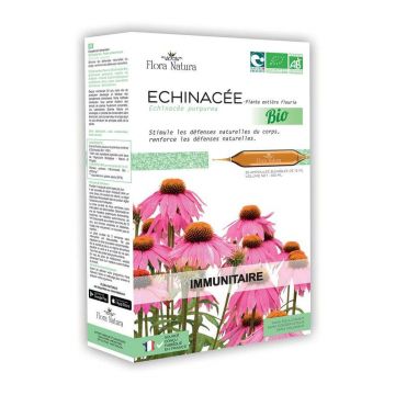 Flora Natura Echinacea organică Imunitate 20 fiole