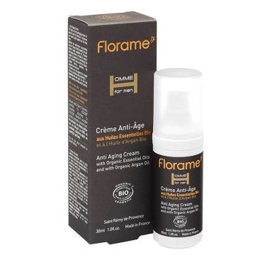 Florame Homme For Men Cremă anti-îmbătrânire organică 30ml