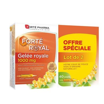 Forté Pharma Forté Royal Royal Jelly 1000 mg 2x20 bulbi
