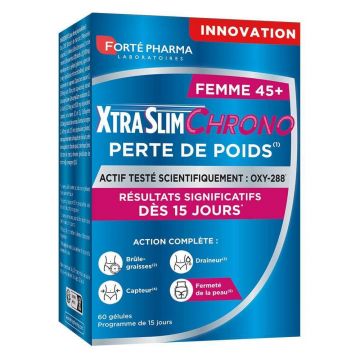 Forté Pharma XtraSlim Chrono Pierdere în greutate Femei 45+ 60 geli
