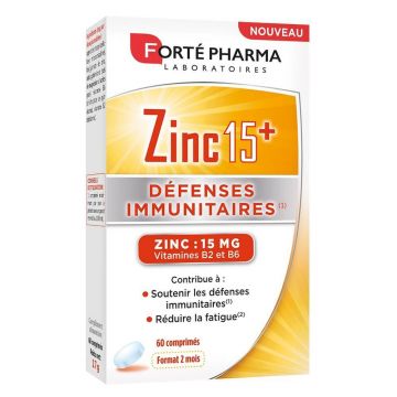 Forté Pharma Zinc 15+ 60 comprimate