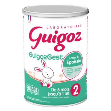 Guigoz Guigozgest GuigozGest 2 Lapte praf îngroșat Formula 6-12 luni 6 A 12 Mois 800g