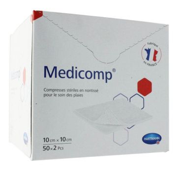 Hartmann Medicomp Comprimate sterile nețesute 10cmx10cm 50x2