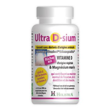 Holistica Vitamine D și magneziu marin Ultra D-Sium 60 capsule