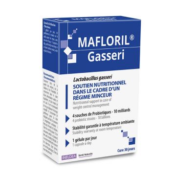 Ineldea Santé Naturelle Mafloril Gasseri 30 Gelule