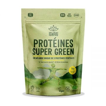 Iswari Super Green proteine vegetale organice 250g