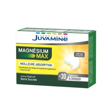 Juvamine Magnesium Maxi 30 comprimate