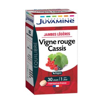 Juvamine Red Vine Black Currant Legs Light 30 Tablete