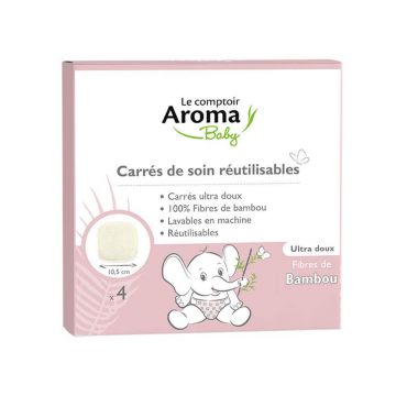 Le Comptoir Aroma Pătrate reutilizabile pentru tratamentul bebelușilor x4