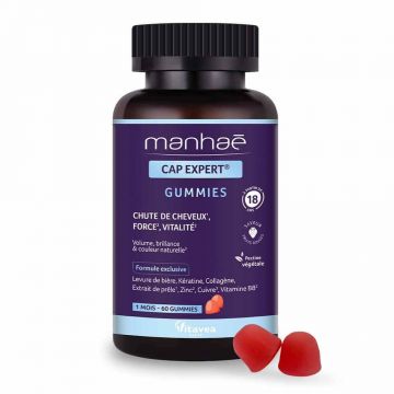 Manhaé Cap Expert Cheveux Force Vitalité 60 gummine