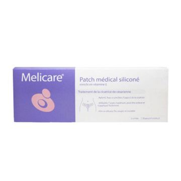Melicare Patch medical din silicon îmbogățit cu vitamine E x3 4x22cm