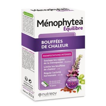 Ménophytea Hot Flashes 20 capsule zi + 20 capsule noapte