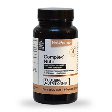 Nat&Form Complex' Nutri Equilibre Nutritionnel 60 capsule
