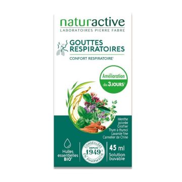 Naturactive Gouttes Respiratoires 45ml