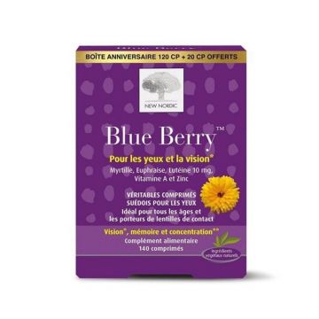 New Nordic Blue Berry 120+20 comprimate