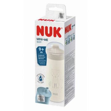 Nuk Mini Me Sep Sticlă pentru bebeluși din oțel inoxidabil De la 9 luni 300 ml