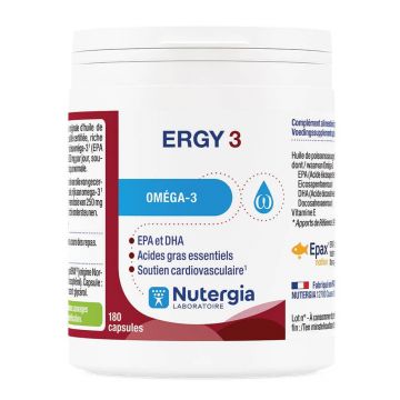 Nutergia Ergy 3 Omega 3 180 capsule