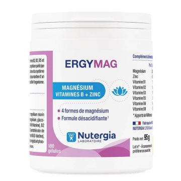 Nutergia Ergymag Magneziu B Vitamine + Zinc 180 Capsule