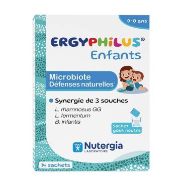 Nutergia Ergyphilus Baby Microbiota Gust neutru 14 pliculețe