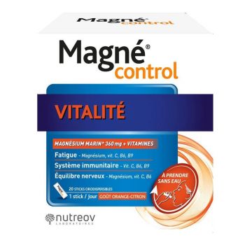 Nutreov Magne Control Vitality Aroma Orange Lemon 20 sticks
