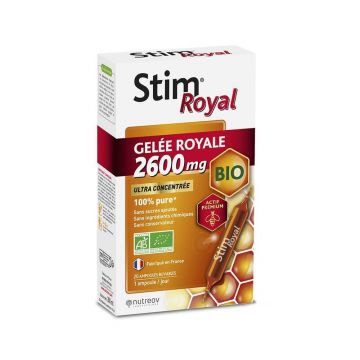 Nutreov Stim Royal Organic Royal Jelly 2600 mg 20 fiole