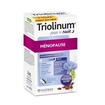 Nutreov Triolinum Menopauză Zi/Noapte 120 Capsule