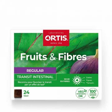 Ortis Fruit & Fibre Regular Intestinal Transit 24 cuburi