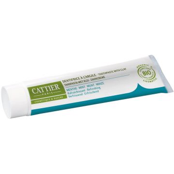 Pastă de dinți Cattier Dentargile cu ulei esențial de mentă organică 75ml