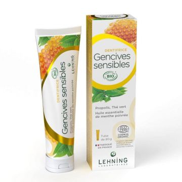 Pastă de dinți organică Lehning pentru gingii sensibile 80g