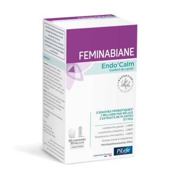 Pileje Feminabiane Calm Endo 60 comprimate + 30 capsule