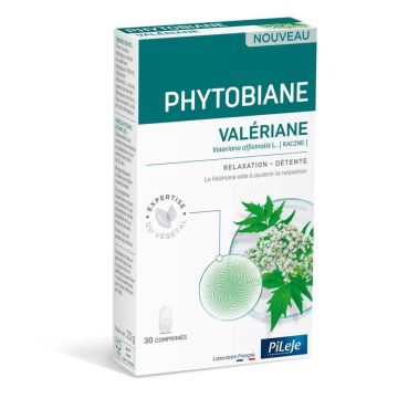 Pileje Phytobiane Valerian Relaxare și relaxare 30 comprimate
