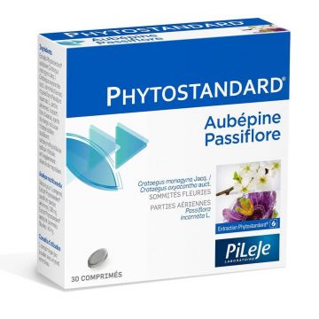 Pileje Phytostandard Phytostandard Păducel și Passiflora 30 Comprimés