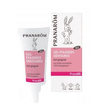 Pranarôm Pranabb Gel gingival organic pentru creșterea dinților 15ml