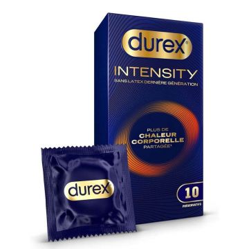 Prezervative fără latex Durex Intensity Shared Body Heat x10