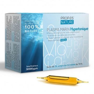 Propos'Nature Bio Marine Hypertonic Marine Plasma 30 fiole