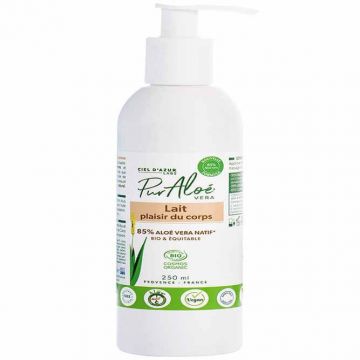 Pur Aloé Lait Plaisir Du Corpo A L'aloe Vera Natif 85% Bio Toate tipurile de piele 250ml