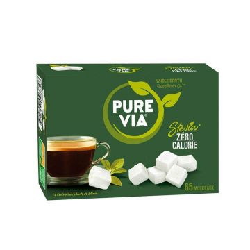 Pure Via Stevia Zero Calorii Zahăr 65 Bucăți