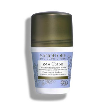 Sanoflore Deodorant de 24 de ore în bumbac organic 50ml