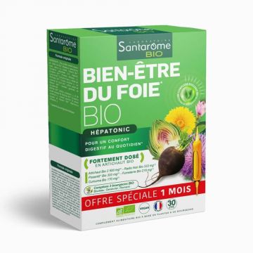 Santarome Bunăstarea ficatului biologic Aide à la digestion 30 fiole