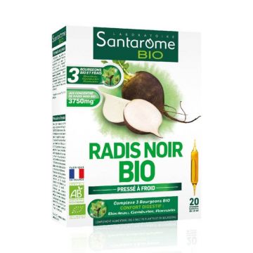 Santarome Radis Noir 20 fiole Bio 200ml