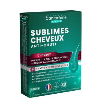 Santarome Sublime Hair Anti-cădere 30 de tablete