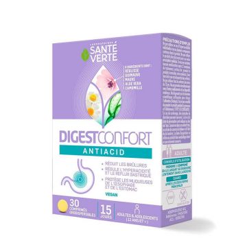 Sante Verte DIgestConfort Antiacid 30 comprimate orodispersabile