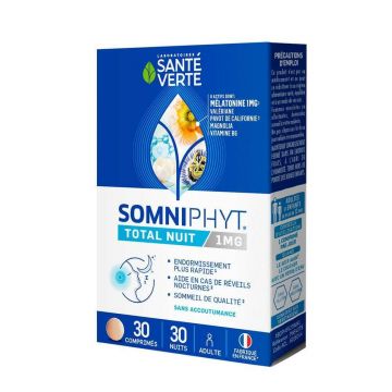 Sante Verte Somniphyt Total nuit Melatonine 1mg 30 comprimate