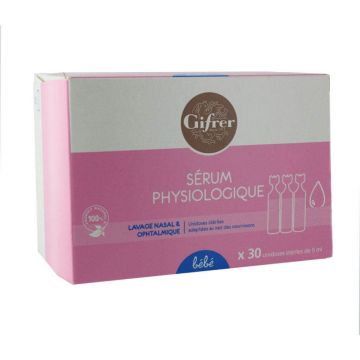 Ser fiziologic pentru sugari Gifrer 30x5ml