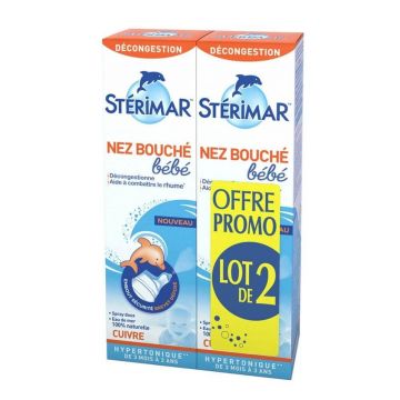Sterimar Spray de igienă nazală pentru copii de la vârsta de 3 luni 2x100ml