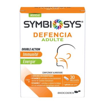 Symbiosys Defencia Adulți cu vitaminele C și D 30 Capsule