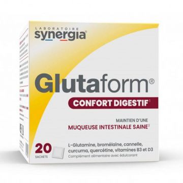 Synergia Glutaform Digestive Comfort Peach 20 pliculețe