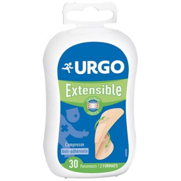 Urgo First Aid Pansamente elastice cu tablete antiadezive X30