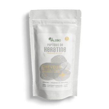 Valebio Keratin Peptides pentru păr cu aromă de lămâie 120g