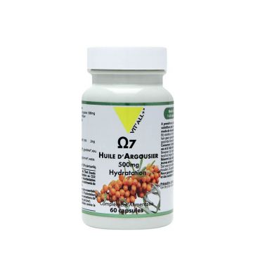 Vit'All+ Omega 7 500 mg Sea Buckthorn Oil 60 capsule